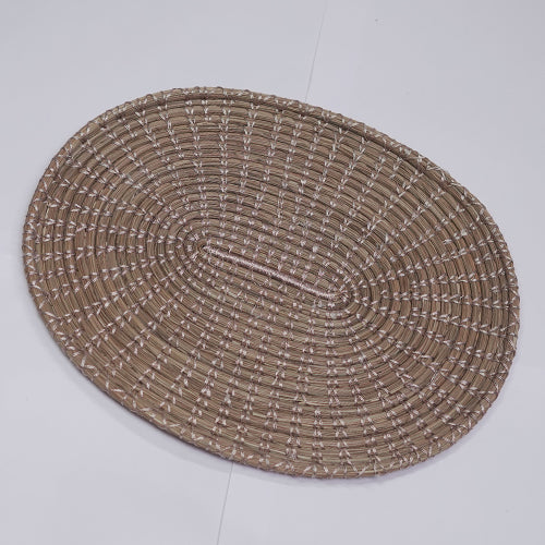 Oval shape mat