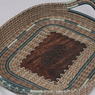 Tray with 2 handle